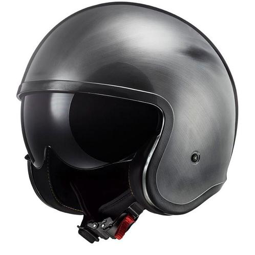LS2 OF599 Spitfire II Jeans Titanium Jethelm, Motoren, Kleding | Motorhelmen, Jethelm, Heren, XXL, Nieuw met kaartje, Overige merken