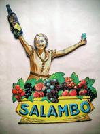 Advertentieplaat Salembo van gelithografeerde staalplaat., Antiek en Kunst