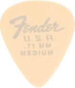Fender Dura-Tone 0.71 Medium Olympic White plectrum, Muziek en Instrumenten, Nieuw, Verzenden