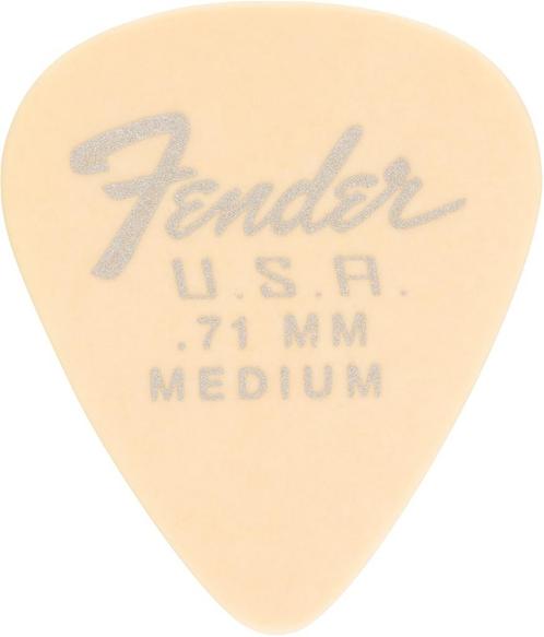 Fender Dura-Tone 0.71 Medium Olympic White plectrum, Muziek en Instrumenten, Instrumenten | Toebehoren, Verzenden