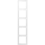 JUNG LS990 Afdekraam 5-voudig sneeuwwit mat LS985WWM, Doe-het-zelf en Verbouw, Elektra en Kabels, Ophalen of Verzenden, Nieuw