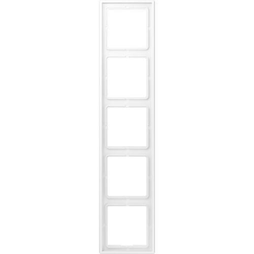 JUNG LS990 Afdekraam 5-voudig sneeuwwit mat LS985WWM, Doe-het-zelf en Verbouw, Elektra en Kabels, Nieuw, Ophalen of Verzenden