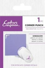 Crafters Companion - Corner Punch - Decorative Hearts, Hobby en Vrije tijd, Verzenden, Nieuw