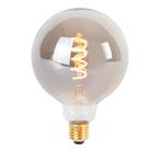 E27 dimbare LED gedraaid filament lamp G125 smoke 4W 120 lm, Huis en Inrichting, Lampen | Losse lampen, Nieuw