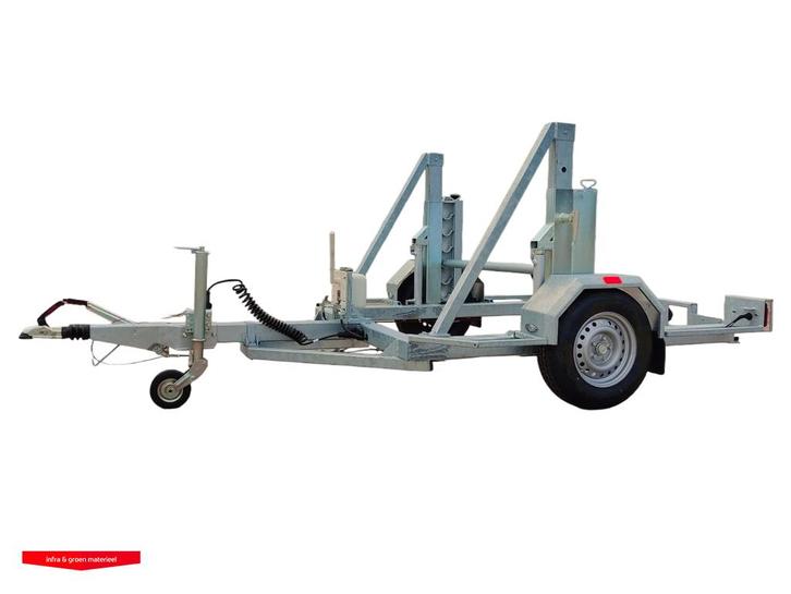 Haspelwagen 1800KG geremd enkelasser ALKO, Auto diversen, Aanhangers en Bagagewagens, Nieuw, Ophalen
