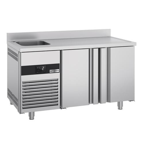 GGM Gastro | Koelwerkbank PREMIUM - 1430x700mm - met 2 |, Zakelijke goederen, Horeca | Meubilair en Inrichting, Verzenden