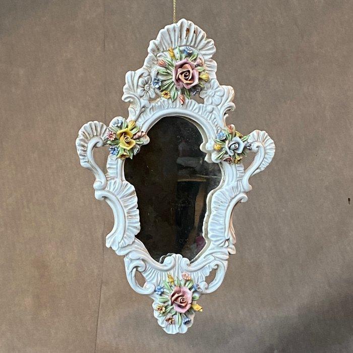 Ceramica di Bassano - Spiegel - Keramiek, Ambacht van, Antiek en Kunst, Curiosa en Brocante