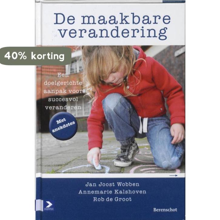 De maakbare verandering 9789052617008 J.J. Wobben, Boeken, Economie, Management en Marketing, Gelezen, Verzenden