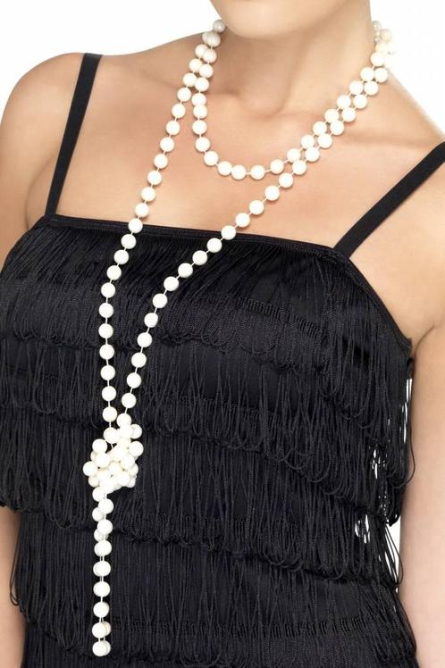 Parelketting Charleston 180cm, Kleding | Dames, Carnavalskleding en Feestkleding, Nieuw, Ophalen of Verzenden