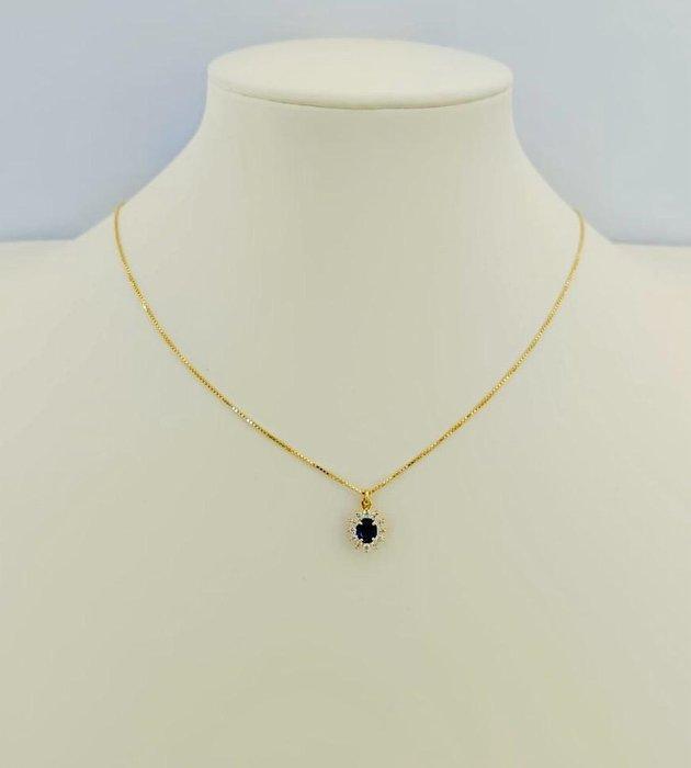 Zonder Minimumprijs - Halsketting Zilver Diamant, Sieraden, Tassen en Uiterlijk, Kettingen