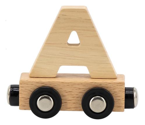 Tryco Houten Naturel Lettertrein - Letter A TR-353048, Kinderen en Baby's, Kinderkamer | Inrichting en Decoratie, Nieuw, Verzenden