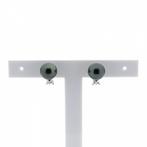 Witgouden oorbellen met Tahiti parel en diamanten; 0,04 ct., Gebruikt, Overige kleuren, Ophalen of Verzenden, Met edelsteen