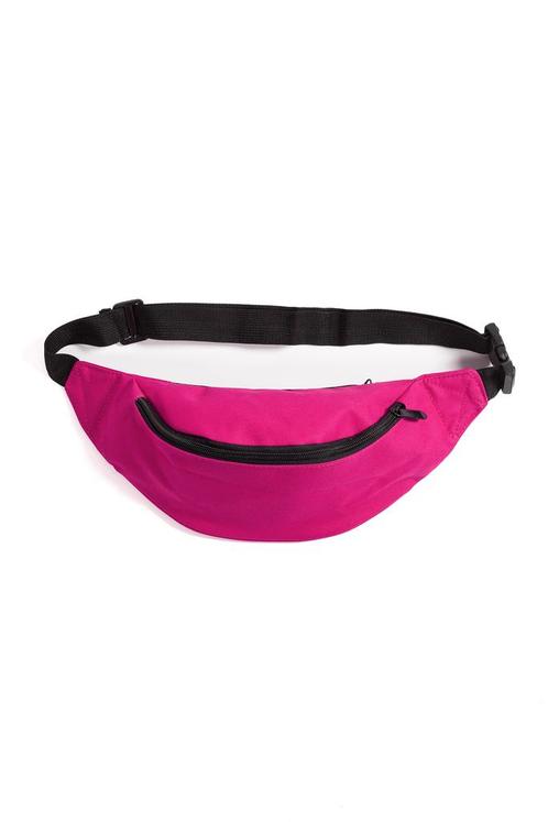 Grote Banaan Heuptas Roze Fanny Pack Twee Vakken Zwarte Band, Sieraden, Tassen en Uiterlijk, Tassen | Damestassen, Overige typen