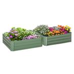 Moestuinbak - PlantenParadijs - Verzinkt Staal - Groen, Ophalen of Verzenden, Nieuw