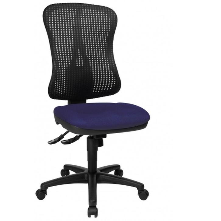 Bureaustoel | Stof | Blauw/Zwart | Ergonomisch, Huis en Inrichting, Bureaus, Nieuw, Verzenden