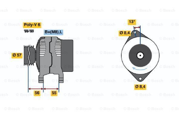 Dynamo / Alternator VOLVO S40 I (1.6,1.8,2.0,1.8 LPG), Auto-onderdelen, Motor en Toebehoren, Nieuw, Ophalen of Verzenden