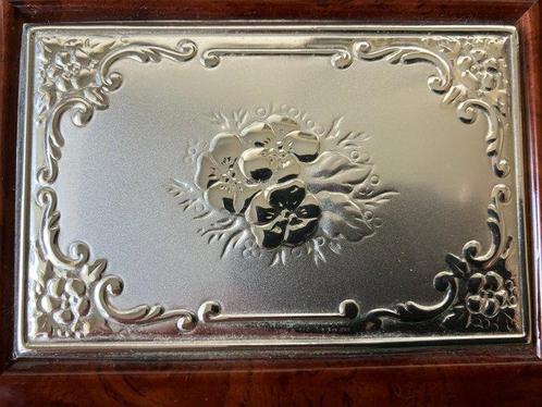 Zonder Minimumprijs - Sigarettendoos - Hout, Zilver, Antiek en Kunst, Antiek | Goud en Zilver