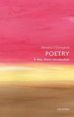Poetry: A Very Short Introduction |  NIEUW | ODonoghue, Ber, Ophalen of Verzenden, Nieuw, O'Donoghue, Bernard (Emeritus Fellow