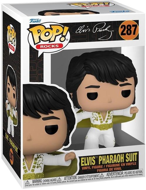 Funko Pop! - Elvis Presley Pharaoh Suit #287 | Funko - Hobby, Verzamelen, Poppetjes en Figuurtjes, Nieuw, Verzenden