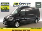 Volkswagen Crafter 2.0 TDI DSG HIGHLINE EXCLUSIVE L3 €734pm, Auto's, Bestelauto's, Automaat, Volkswagen, Zwart, Diesel