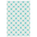 vidaXL Doucherolgordijn 160x240 cm stofbreedte 156 cm, Huis en Inrichting, Verzenden, Nieuw, Blauw