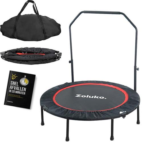 Fitness Trampoline met Opbergtas, Sport en Fitness, Fitnessapparatuur, Overige typen, Nieuw, Metaal, Verzenden