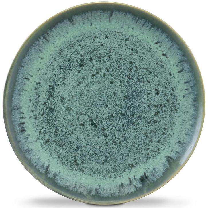 Borden | BALI | Keramiek | Blauw | 4 Stuks | Ø280x24(h)mm, Zakelijke goederen, Horeca | Keukenapparatuur, Nieuw in verpakking