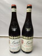 1967 Giacomo Borgogno - Barolo Riserva - 2 Flessen (0.72L), Verzamelen, Nieuw