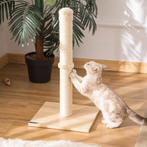 Krabpaal - Stabiele kattenkrabpaal met speelgoed - Beige, Ophalen of Verzenden, Nieuw