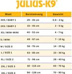 Julius-K9 IDC Powertuig - Hondentuig - 2XL - Maat 3 - Zwart, Dieren en Toebehoren, Ophalen of Verzenden, Zo goed als nieuw