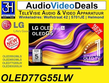Nieuwe LG OLED77G55LW 77 inch 4K OLED TV NL model beschikbaar voor biedingen