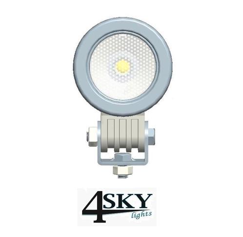 Witte ronde 10 watt Led breedstraler met 60% korting, Motoren, Tuning en Styling, Verzenden