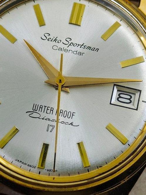 Seiko - Sportsman Calendar Seikosha 957 Vintage - Zonder, Sieraden, Tassen en Uiterlijk, Horloges | Antiek