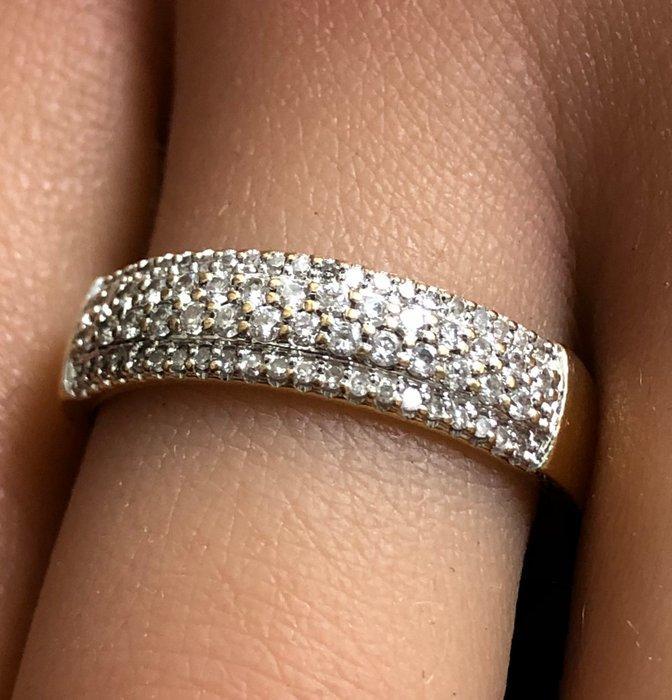 Zonder Minimumprijs - Ring - 18 karaat Geel goud - 0.35ct., Sieraden, Tassen en Uiterlijk, Ringen