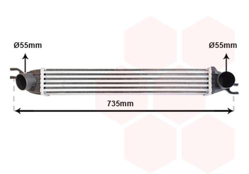 INTERCOOLER VOOR MINI CLUBMAN R55 2007-2014 17512751277, Auto-onderdelen, Airco en Verwarming, Nieuw, Ophalen of Verzenden