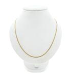 Gouden gourmetschakel ketting, Ophalen of Verzenden, Gebruikt, Overige kleuren, Goud