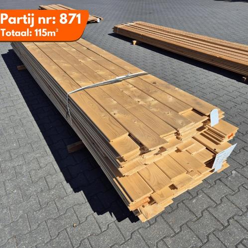 Vuren Halfhouts Rabat 4200-5100x145x18mm, Doe-het-zelf en Verbouw, Platen en Panelen, Ophalen of Verzenden