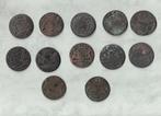 Nederland, Stad Utrecht Duit 1700/1800, Lot van 12 stuks, Postzegels en Munten, Munten | Nederland