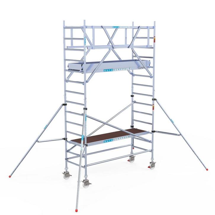 Rolsteiger Original 90x250 5,2m werkhoogte vrijstaand, Doe-het-zelf en Verbouw, Steigers, Rolsteiger of Kamersteiger, Nieuw, 5 meter of hoger