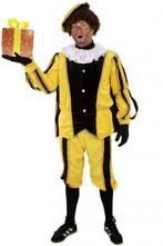 Piet kostuum zwart/geel unisex, Nieuw, Ophalen of Verzenden, Pak of Jurk