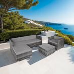 Wicker zitgroep Milaan - grijs, Tuin en Terras, Verzenden, Nieuw