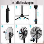 Aigostar Statiefventilator - Ventilator Staand - Verstelbaar, Witgoed en Apparatuur, Verzenden, Nieuw