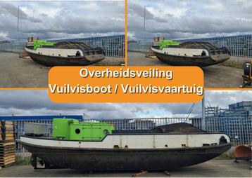 Onlineveilingmeester.nl: Vuilvisboot / Vuilvisvaartuig! beschikbaar voor biedingen