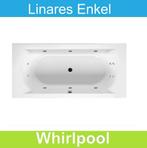 Ligbad Riho Linares 180x80 cm Mat Wit Whirlpool Enkel, Ophalen of Verzenden, Nieuw, Bad