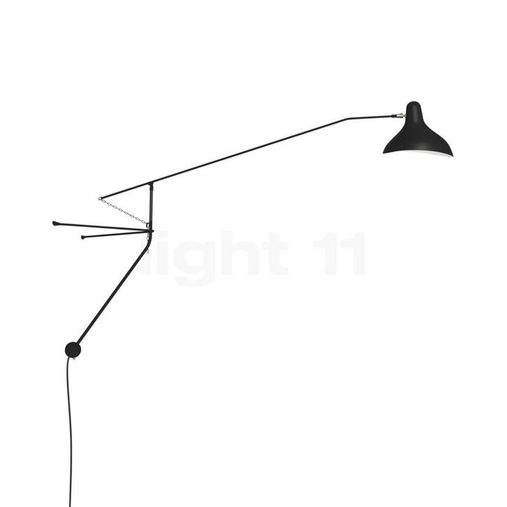 DCW Mantis BS2, zwart (Wandlampen, Binnenlampen), Huis en Inrichting, Lampen | Wandlampen, Nieuw, Verzenden