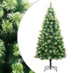 vidaXL Kunstkerstboom met scharnieren en standaard 210 cm, Diversen, Kerst, Verzenden, Nieuw