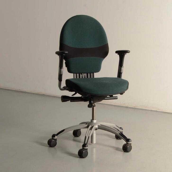 RH Extend 100 medium bureaustoel, groen / zwart, 3D, Zakelijke goederen, Kantoor en Winkelinrichting | Kantoormeubilair en Inrichting