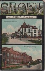 EGMOND AAN ZEE - Meerluik Groet uit Egmond a. Zee, Verzamelen, Ansichtkaarten | Nederland, Verzenden, Gelopen