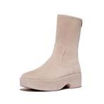 -0% FitFlop  FitFlop F-luma boot stretch suede (wrapped)  ma, Kleding | Dames, Schoenen, Verzenden, Nieuw, Beige