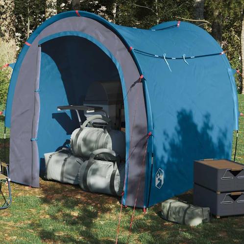 vidaXL Opbergtent waterdicht blauw, Caravans en Kamperen, Tenten, Nieuw, tot en met 2, Verzenden